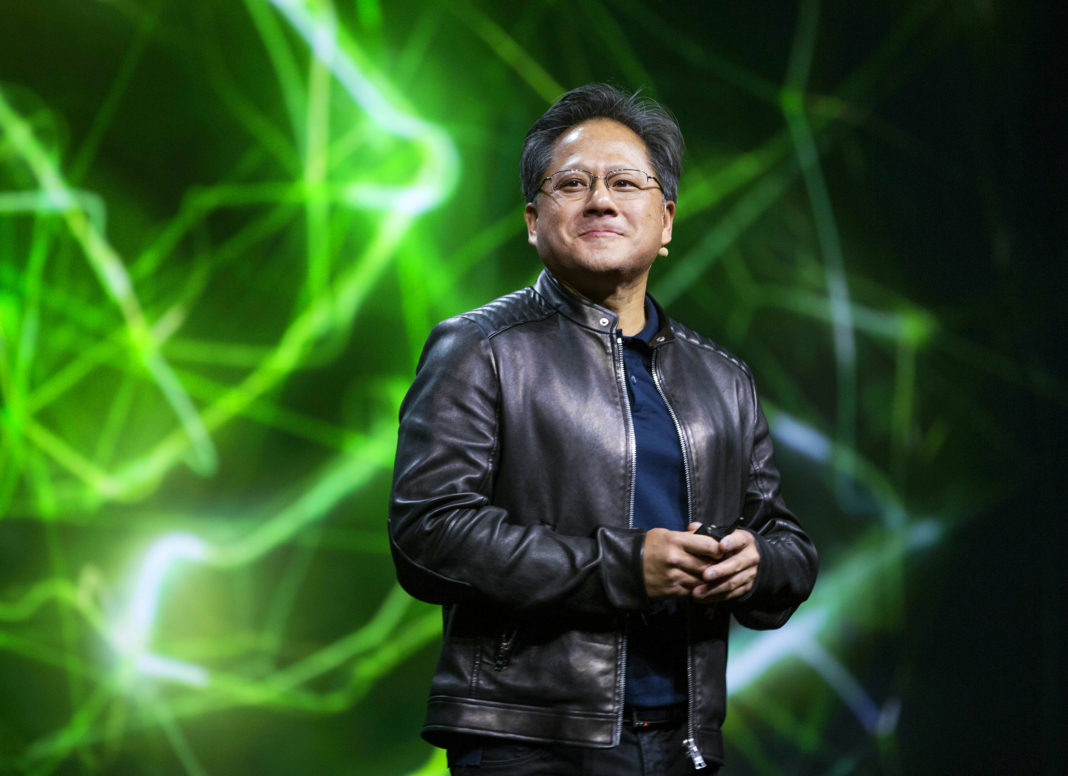 Jen-Hsun “Jensen” Huang CEO di Nvidia che parla di deep learning