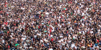 massa di persone