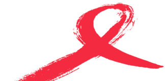 nastro rosso simbolo dell'aids