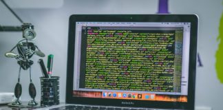 MacBook pro con codice