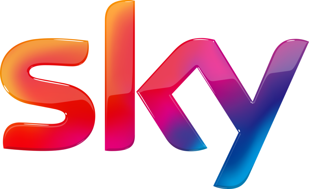 scritta sky